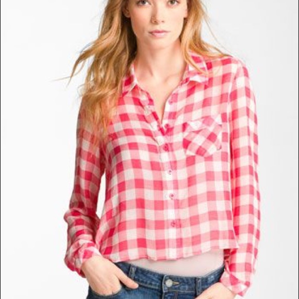 Free People sheer blouse